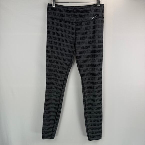 Nike Legend Dri-Fit Cotton Tight Zig Zag Dot Size M - Picture 1 of 11
